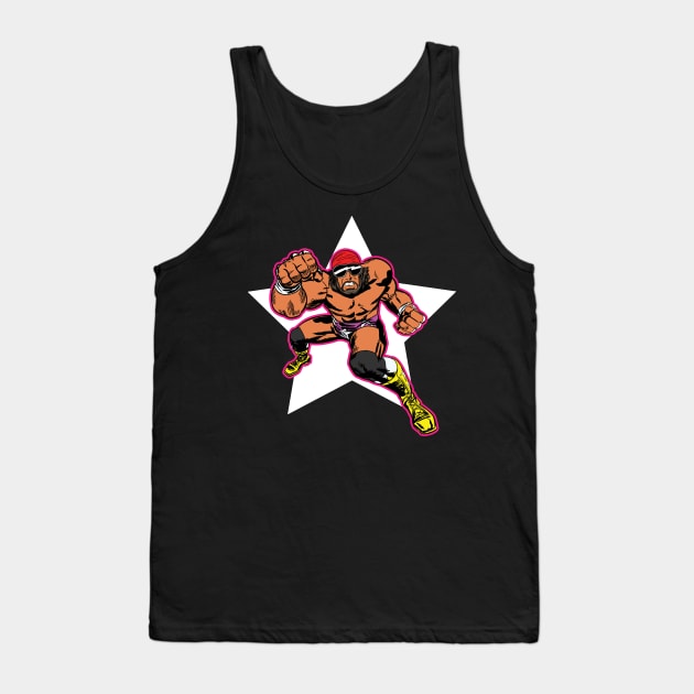 Macho Man Kirby Style Tank Top by AJSMarkout